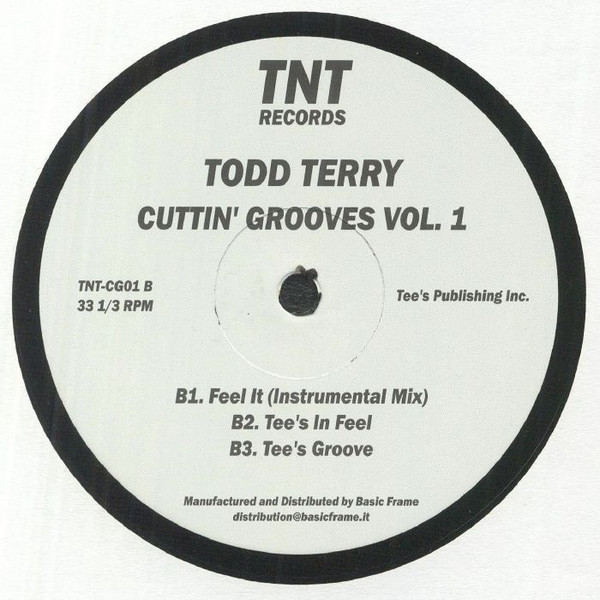 Todd Terry - Cuttin' Grooves Vol. 1 | TNT Records (TNT-CG01) - 2