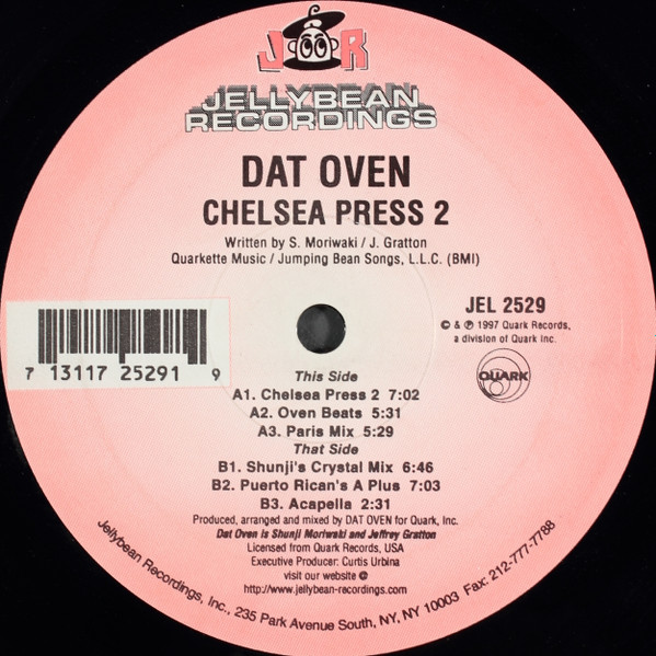 Dat Oven - Chelsea Press 2 | Jellybean Recordings (JEL 2529) - main