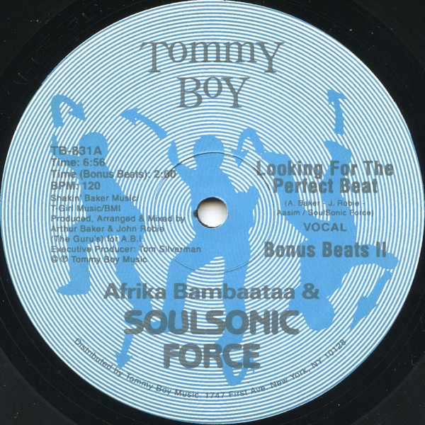 Afrika Bambaataa & Soulsonic Force - Looking For The Perfect Beat | Tommy Boy (TB-831) - 2