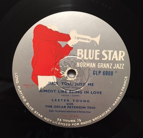 Lester Young - Lester Young With The Oscar Peterson Trio #1 | Blue Star (GLP 6988) - 4
