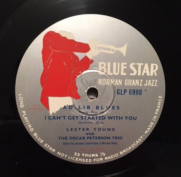 Lester Young - Lester Young With The Oscar Peterson Trio #1 | Blue Star (GLP 6988) - 3