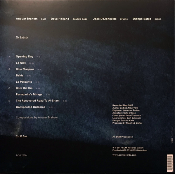Anouar Brahem - Blue Maqams | ECM Records (ECM 2580) - main