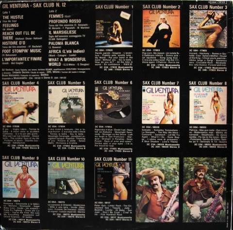 Gil Ventura - Sax Club Number 12 | EMI (3C 054 - 18122) - 2