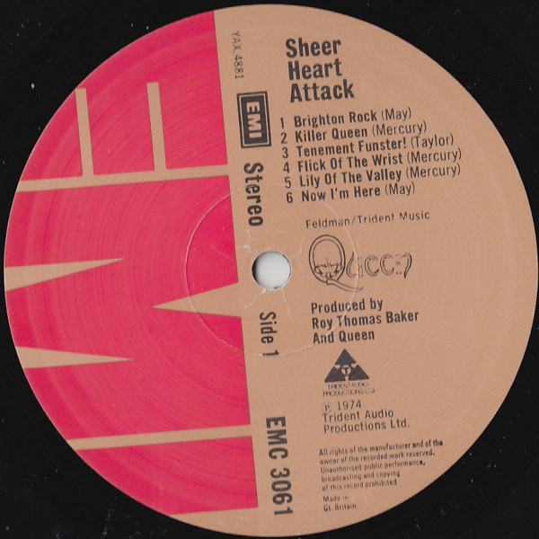Queen - Sheer Heart Attack | EMI (EMC 3061) - 3 Queen - Sheer Heart Attack | EMI (EMC 3061) - 3