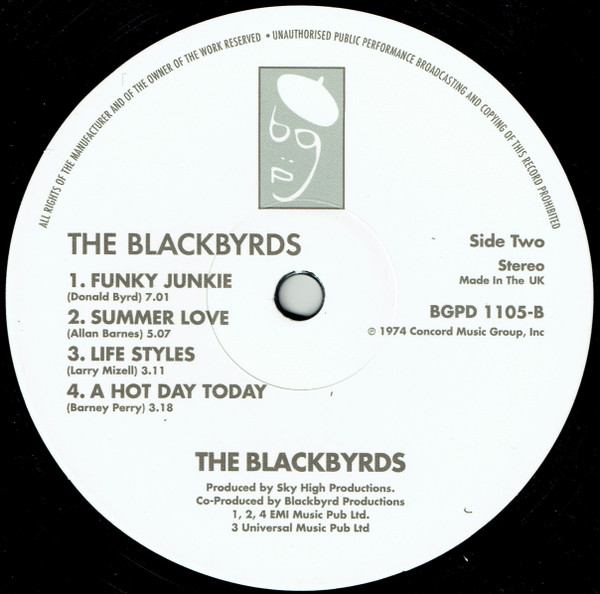 The Blackbyrds - The Blackbyrds | BGP Records (BGPD 1105) - 3 The Blackbyrds - The Blackbyrds | BGP Records (BGPD 1105) - 3