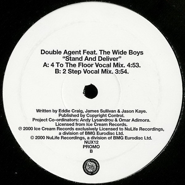 Double Agent Feat. The Wideboys - Stand And Deliver | NuLife (NUX12) - main Double Agent Feat. The Wideboys - Stand And Deliver | NuLife (NUX12) - main