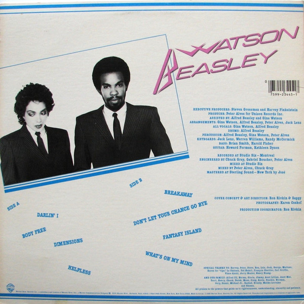Watson Beasley - Watson Beasley | Warner Bros. Records (BSK 3445) - 2 Watson Beasley - Watson Beasley | Warner Bros. Records (BSK 3445) - 2