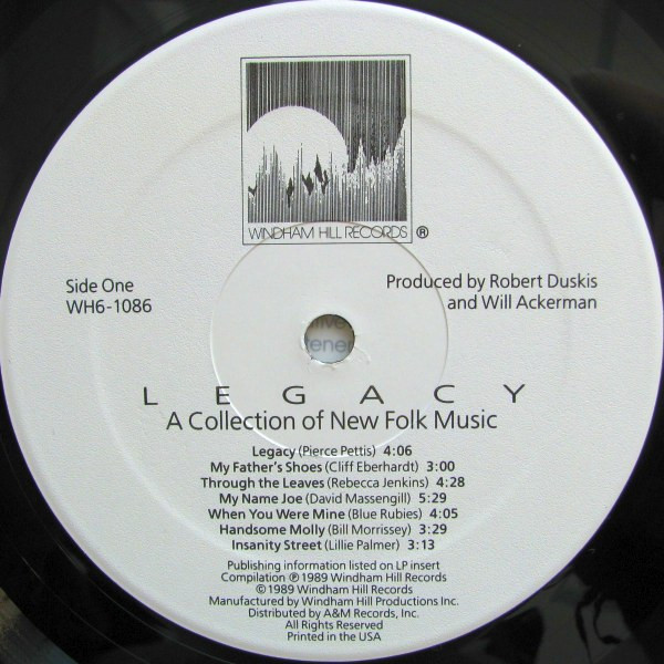 Various - Legacy - A Collection Of New Folk Music | Windham Hill Records (WH6-1086) - 4 Various - Legacy - A Collection Of New Folk Music | Windham Hill Records (WH6-1086) - 4