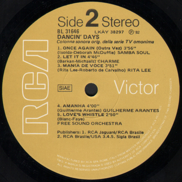 Various - Dancin' Days | RCA (BL 31646) - 4 Various - Dancin' Days | RCA (BL 31646) - 4