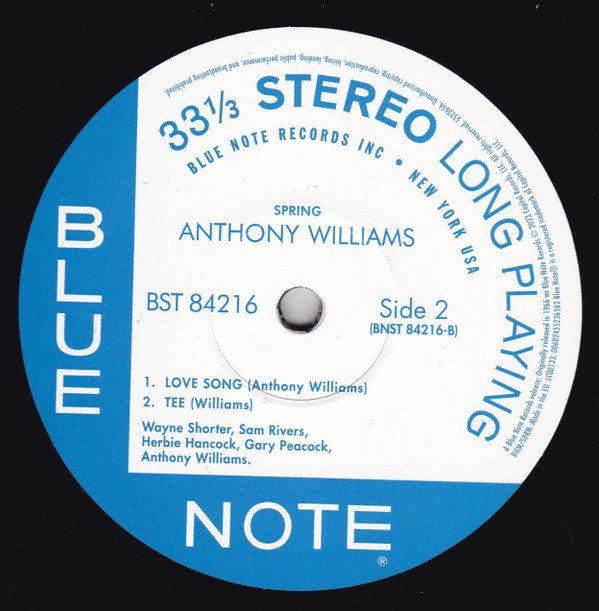 Anthony Williams - Spring | Blue Note (5523656) - 4
