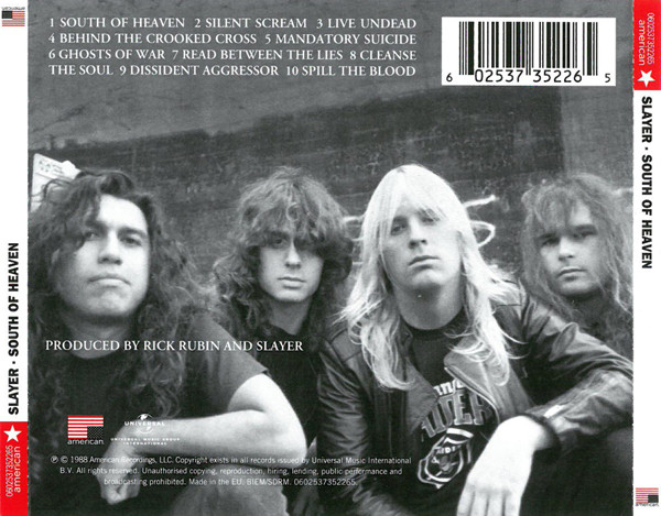 Slayer - South Of Heaven | American Recordings (0602537352265) - main Slayer - South Of Heaven | American Recordings (0602537352265) - main