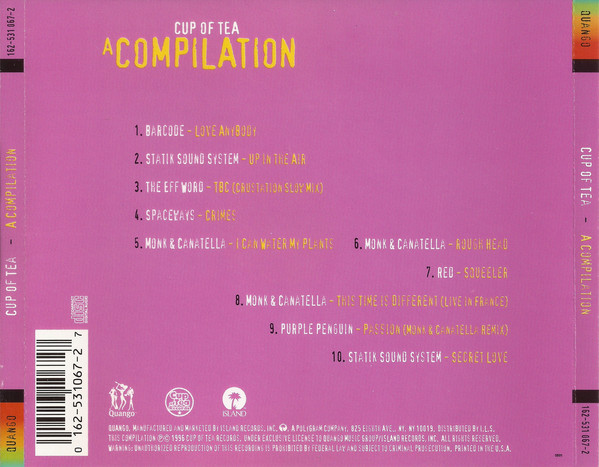 Various - Cup Of Tea - A Compilation | Quango Records (162-531 067-2) - 2