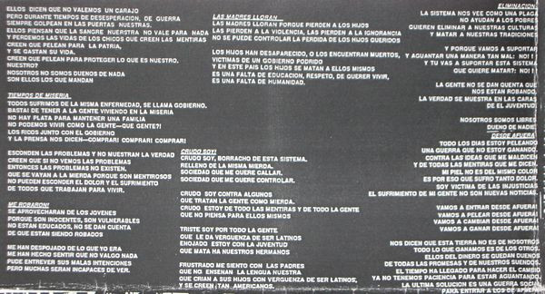 Los Crudos - La Rabia Nubla Nuestros Ojos... | Lengua Armada Discos (003) - 2