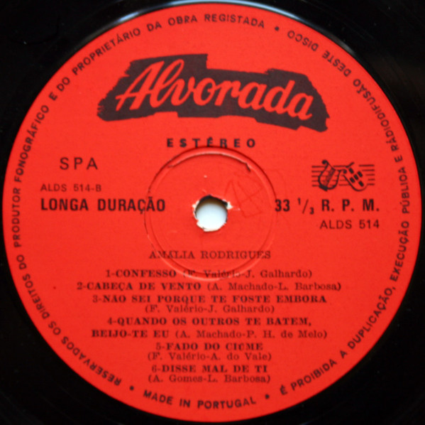 Amália Rodrigues - Amália Rodrigues | Alvorada (LPS-50-14) - 3