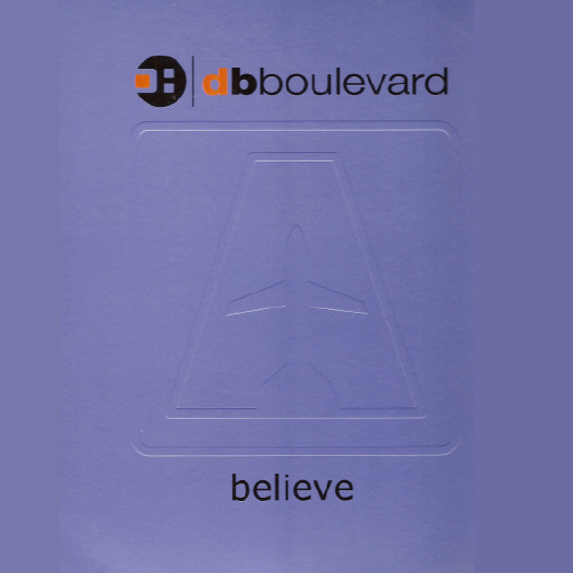 DB Boulevard - Believe | Airplane! Records (ARP 21101) - main