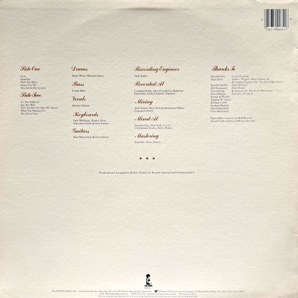 Robert Palmer - Pride | Island Records (90065-1) - 2 Robert Palmer - Pride | Island Records (90065-1) - 2