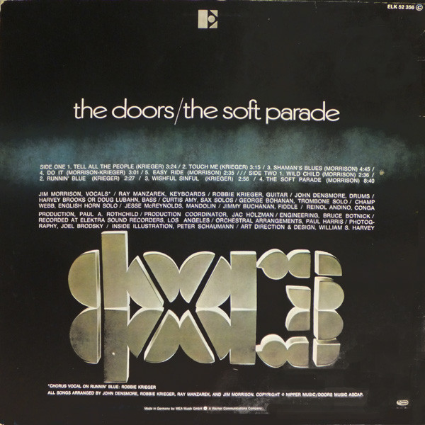 The Doors - The Soft Parade | Elektra (ELK 52 356) - 2