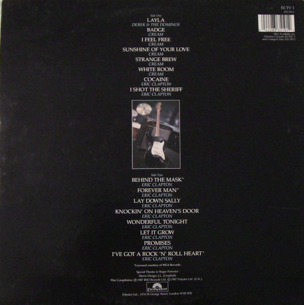 Eric Clapton - The Cream Of Eric Clapton | Polydor (ECTV 1) - 2 Eric Clapton - The Cream Of Eric Clapton | Polydor (ECTV 1) - 2