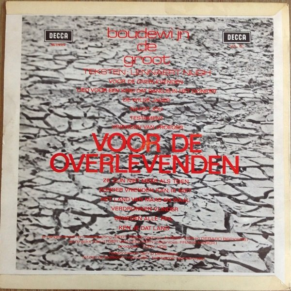 Boudewijn de Groot - Voor De Overlevenden | Decca (NU 370 014) - 2 Boudewijn de Groot - Voor De Overlevenden | Decca (NU 370 014) - 2