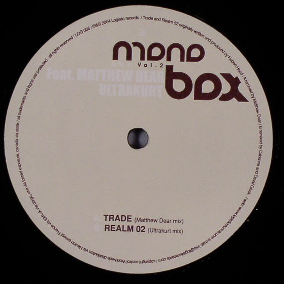 Monobox Feat. Matthew Dear , Ultrakurt - RMX Vol. 2 | Logistic Records (LOG 036) - main