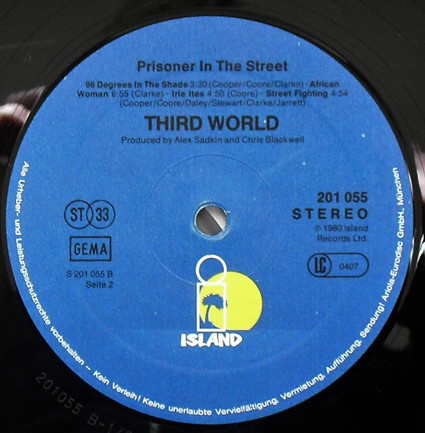 Third World - Prisoner In The Street | Island Records (201 055-320)