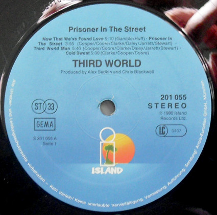 Third World - Prisoner In The Street | Island Records (201 055-320) - 2 Third World - Prisoner In The Street | Island Records (201 055-320) - 2