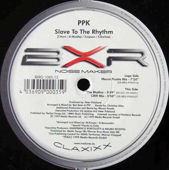 PPK - Slave To The Rhythm | BXR (BXRG 1085-12) - main