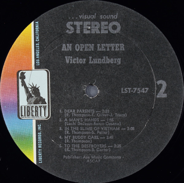 Victor Lundberg - An Open Letter | Liberty (LST-7547) - 4