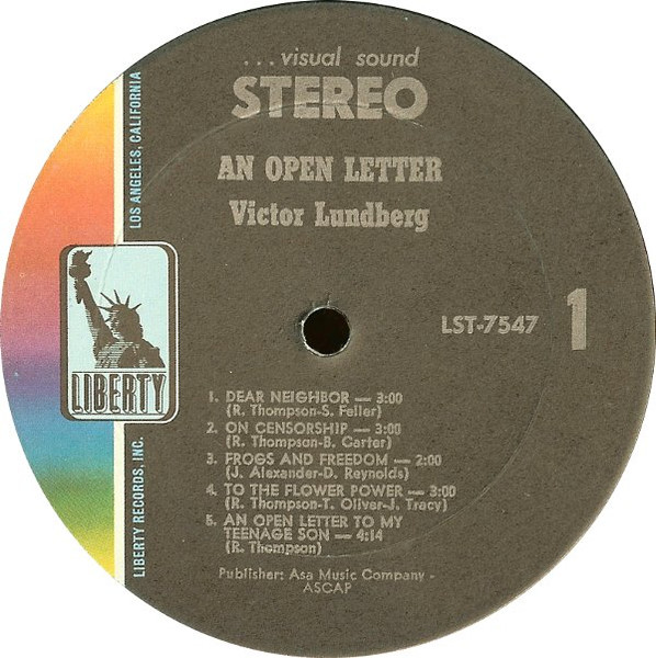 Victor Lundberg - An Open Letter | Liberty (LST-7547) - 3