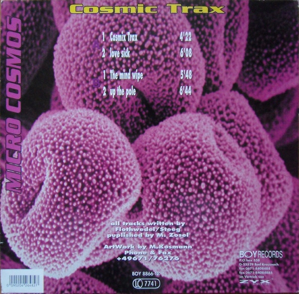 Micro Cosmos - Cosmic Trax | BOY Records (BOY 8866-12) - 2