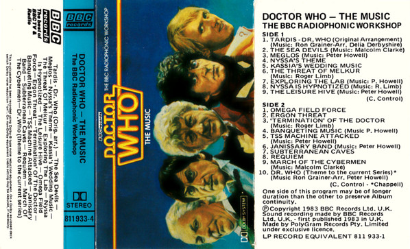 BBC Radiophonic Workshop - Doctor Who - The Music | BBC Records (811 933-4) - 4