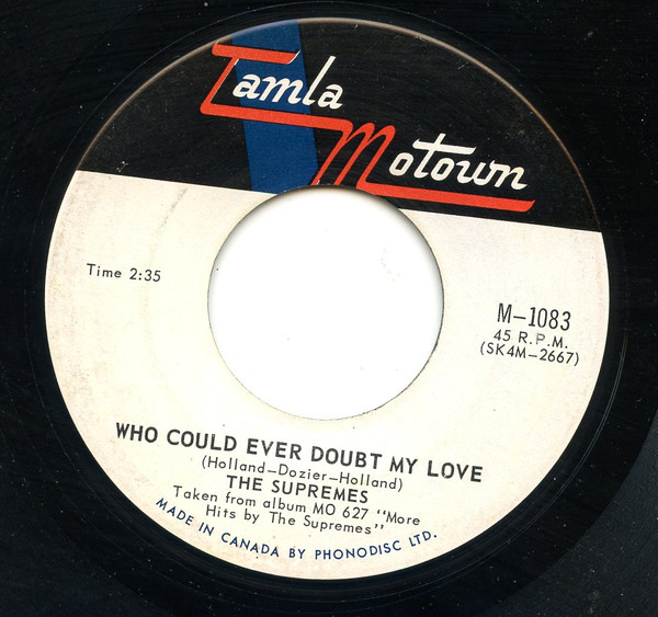 The Supremes - I Hear A Symphony | Tamla Motown (M-1083)