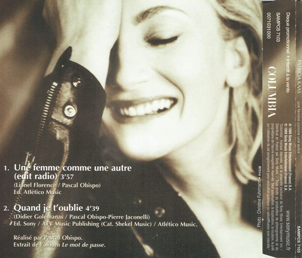 Patricia Kaas - Une Femme Comme Une Autre | Columbia (SAMPCS 7103) - 2