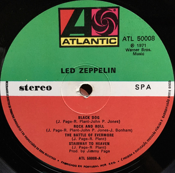 Led Zeppelin - Untitled | Atlantic (ATL 50008) - 4 Led Zeppelin - Untitled | Atlantic (ATL 50008) - 4