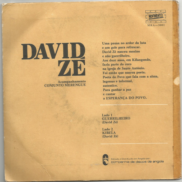 David Zé - Guerrilheiro / Kibela | Movimento (MRA-3001) - 2