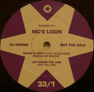 MC's Logik - Peace & Unity | Submission (DJSUBX 017) - main
