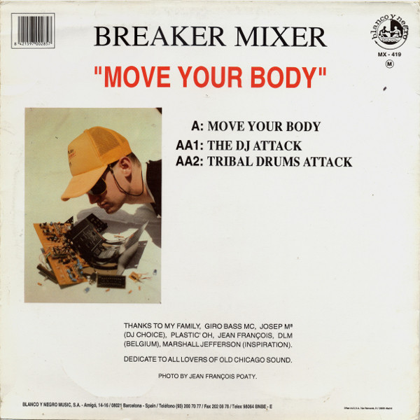Breaker Mixer - Move Your Body | Blanco Y Negro (MX-419) - 2 Breaker Mixer - Move Your Body | Blanco Y Negro (MX-419) - 2