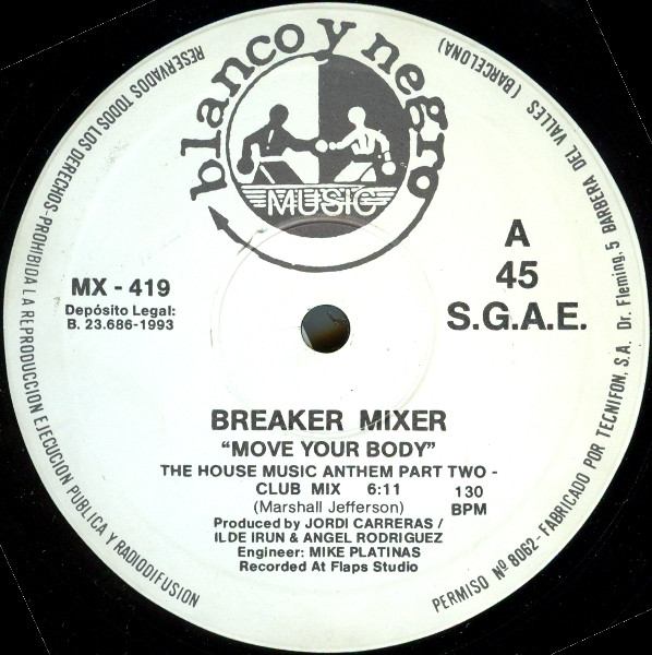 Breaker Mixer - Move Your Body | Blanco Y Negro (MX-419) - 3 Breaker Mixer - Move Your Body | Blanco Y Negro (MX-419) - 3