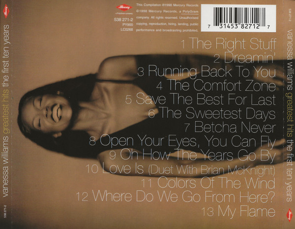 Vanessa Williams - Greatest Hits: The First Ten Years | Mercury (538 271-2)