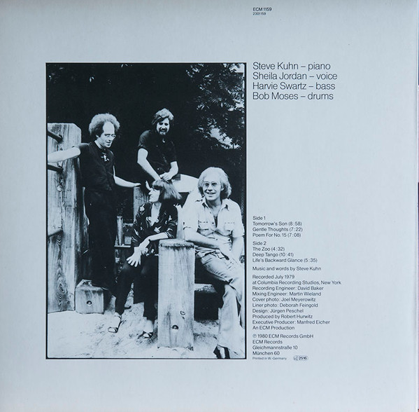 Steve Kuhn / Sheila Jordan Band - Playground | ECM Records (ECM 1159) - main