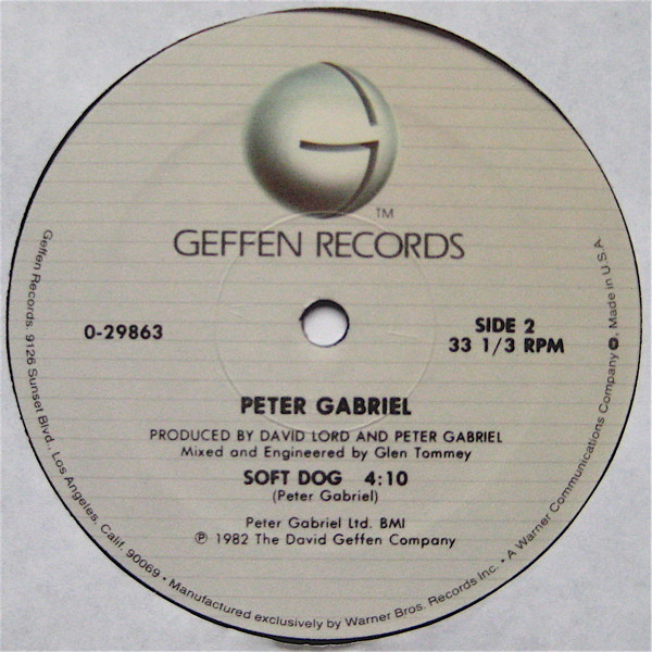 Peter Gabriel - Shock The Monkey | Geffen Records (9 29863-0 A) - 4 Peter Gabriel - Shock The Monkey | Geffen Records (9 29863-0 A) - 4