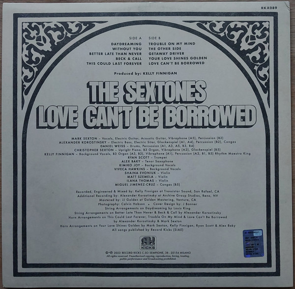 The Sextones - Love Can't Be Borrowed | Record Kicks (RKX089) - 2