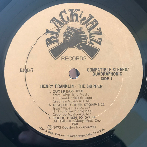 Henry Franklin - The Skipper | Black Jazz Records (BJQD/7) - 3 Henry Franklin - The Skipper | Black Jazz Records (BJQD/7) - 3