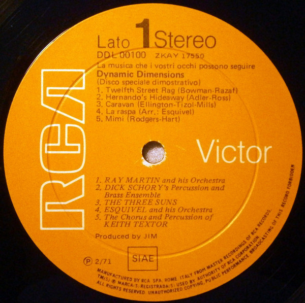 Various - Dynamic Dimensions | RCA Victor (DDL 00100) - 2
