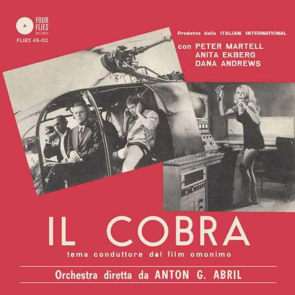 Romano Mussolini , Orchestra Roberto Pregadio , Antón García Abril - Kriminal / Il Cobra | Four Flies Records (FLIES 45-02) - 2 Romano Mussolini , Orchestra Roberto Pregadio , Antón García Abril - Kriminal / Il Cobra | Four Flies Records (FLIES 45-02) - 2