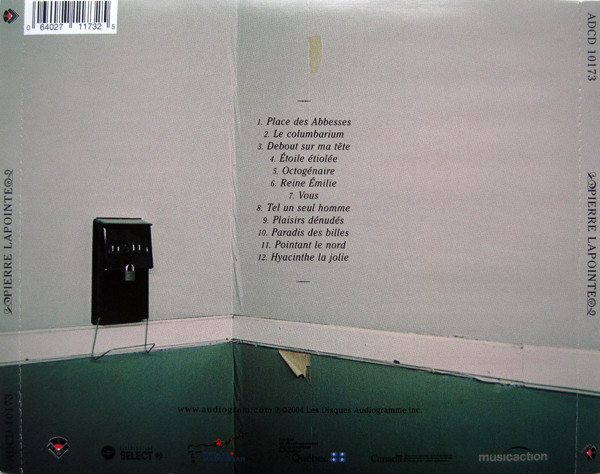 Pierre Lapointe - Pierre Lapointe [CD] | Audiogram (ADCD 10173) - 2