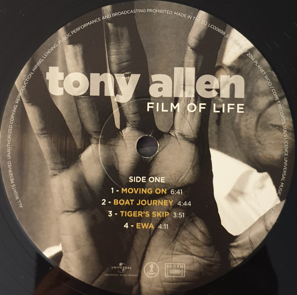 Tony Allen - Film Of Life | Planet Woo (578 206-7) - 2 Tony Allen - Film Of Life | Planet Woo (578 206-7) - 2