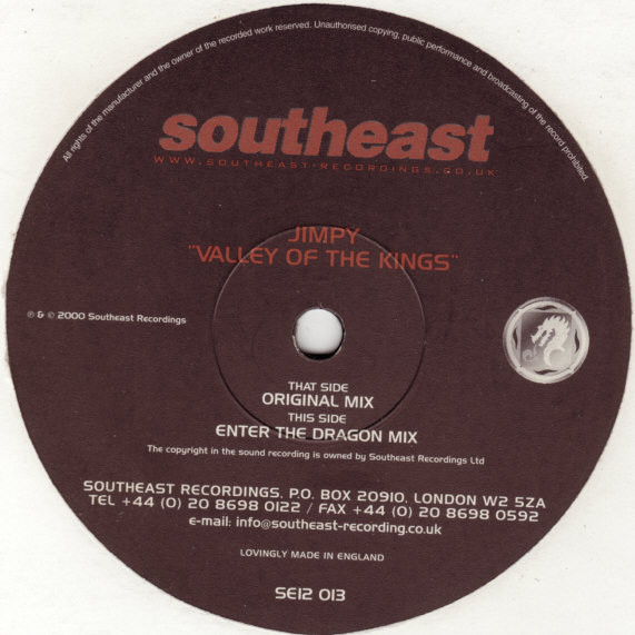 Jimpy - Valley Of The Kings | Southeast (SE12 013) - main Jimpy - Valley Of The Kings | Southeast (SE12 013) - main