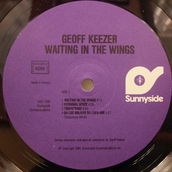 Geoff Keezer - Waiting In The Wings | Sunnyside (SSC 1035) - 3 Geoff Keezer - Waiting In The Wings | Sunnyside (SSC 1035) - 3