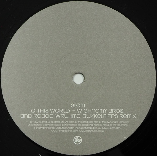 Slam - This World (Remixes) | Soma Quality Recordings (SOMA 159R) - 3 Slam - This World (Remixes) | Soma Quality Recordings (SOMA 159R) - 3